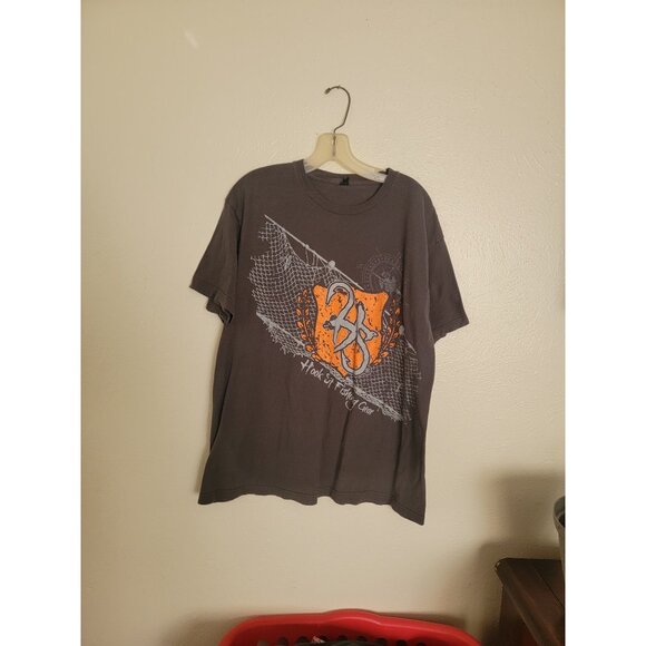 Hook Spit Fishing t-shirt vintage gray large - Picture 2 of 3